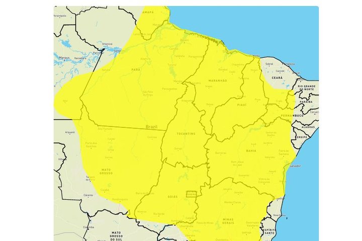 Imagem Inmet emite alerta de chuvas intensas em todo o Piauí