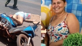 Imagem Mulher morre após ser atropelada por carreta, em Altos