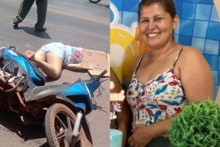 Imagem Mulher morre após ser atropelada por carreta, em Altos