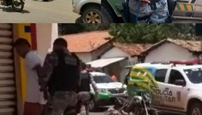 Imagem Polícia Militar prende bandidos e apreende arma e munições, em Altos