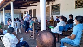 Imagem Profissionais são capacitados para vacinação de comórbidos, em Altos