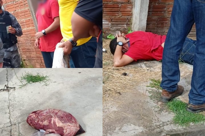 Imagem Homem é preso suspeito de roubar carnes de supermercado no centro de Altos