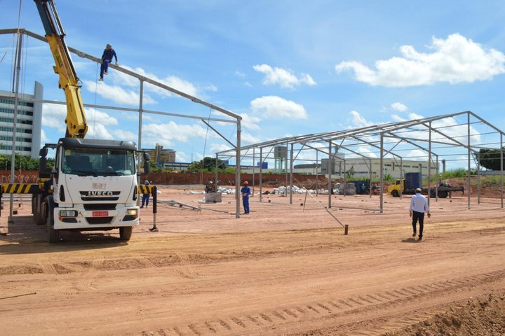 Imagem Prefeitura de Teresina Constrói Novo Hospital de Campanha