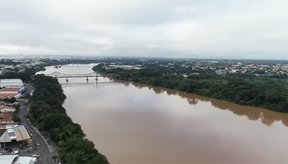 Imagem Rio Parnaíba sobe e atinge cota de alerta em Teresina