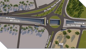 Imagem Ladeira do Uruguai terão vias rebaixadas pra construção de rodoanel