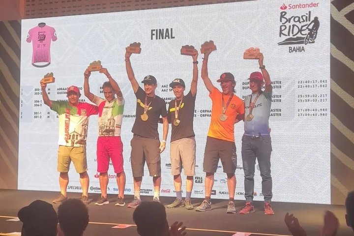 Imagem Irmãos altoenses são vice-campeões da maior competição de bike das américas